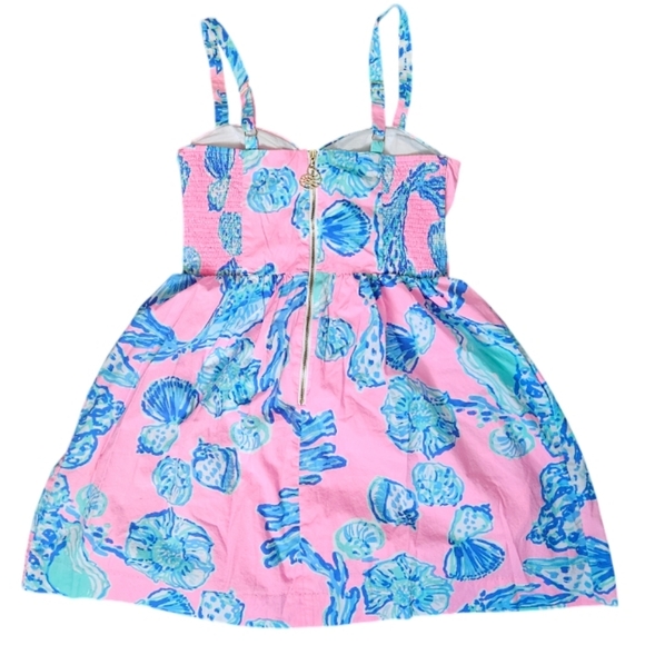 SOLD!!! Lilly Pulitzer Ardleigh Dress Pink Pout Barefoot Princess Nautical - Picture 4 of 10